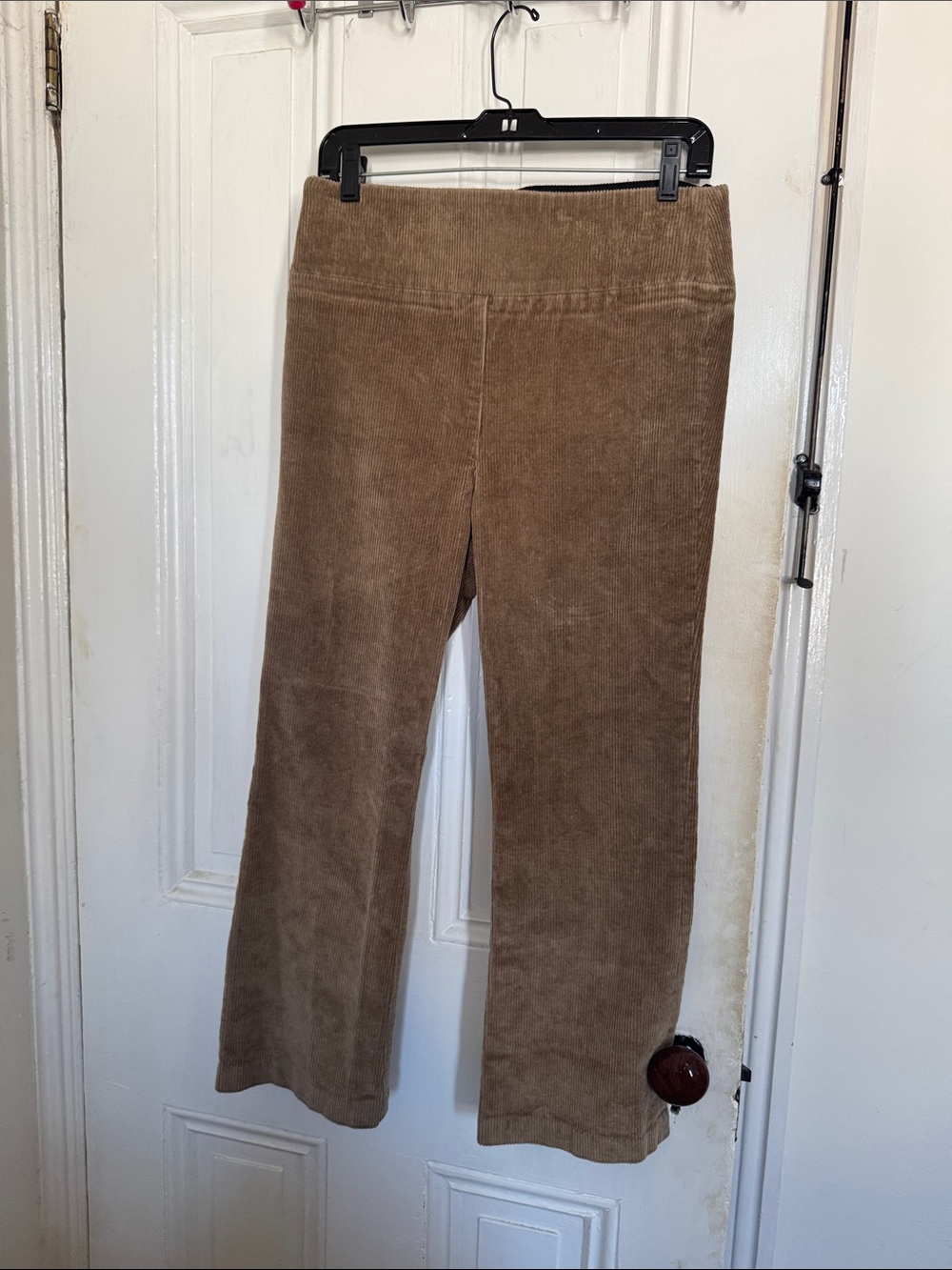 Corduroy Wide-Leg Pants in Brown